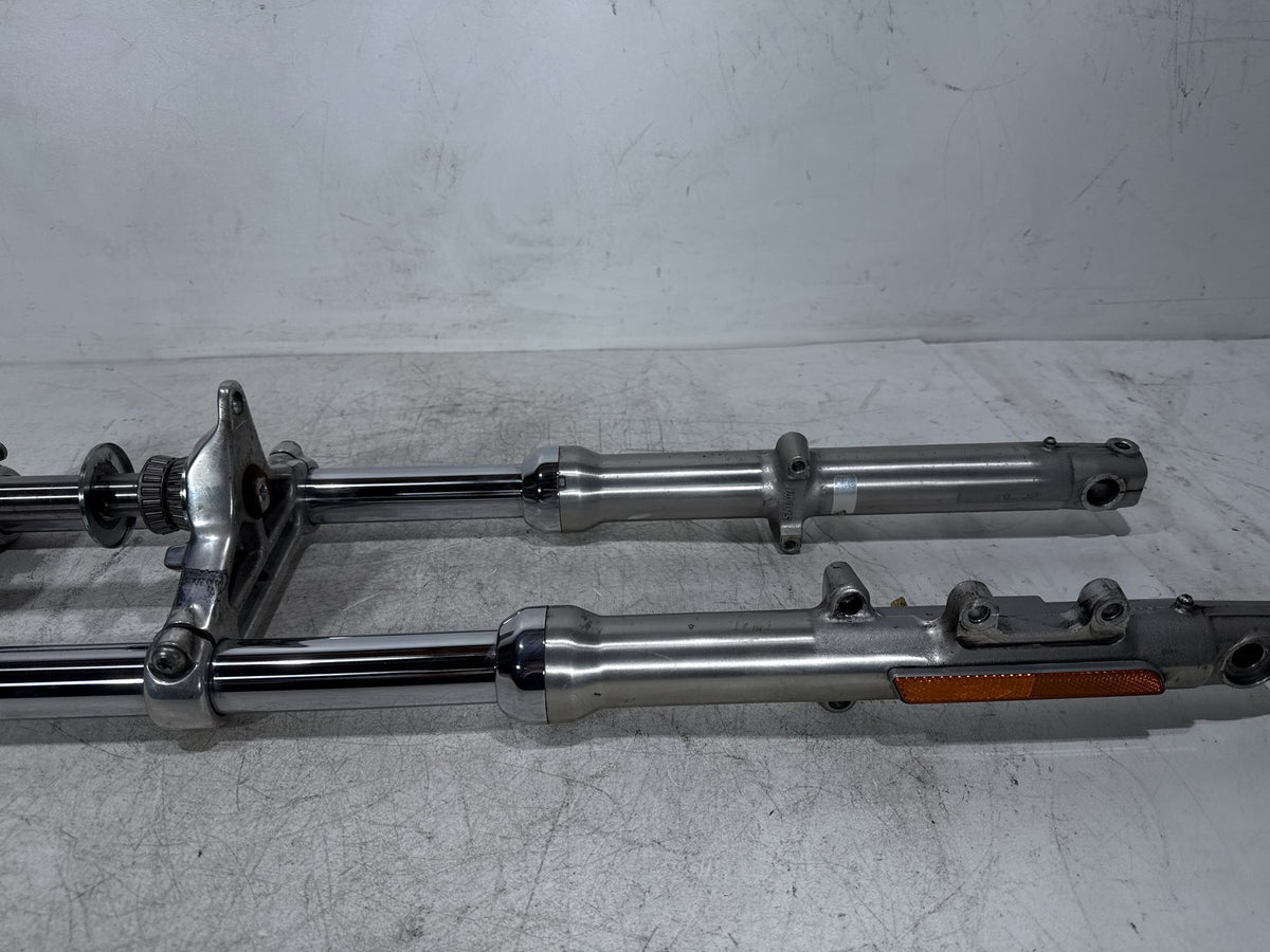00 Harley Sportster 1200 XL1200C Front Triple Tree Set & LH RH Fork Legs Sliders