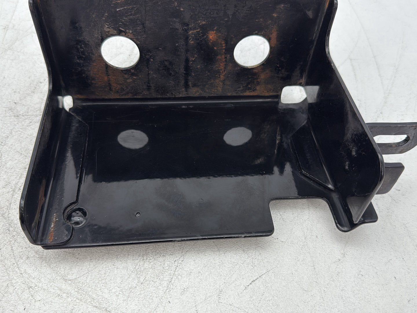 2000 Harley Dyna FXDWG Wide Glide OEM Battery Tray Bracket Holder Carrier