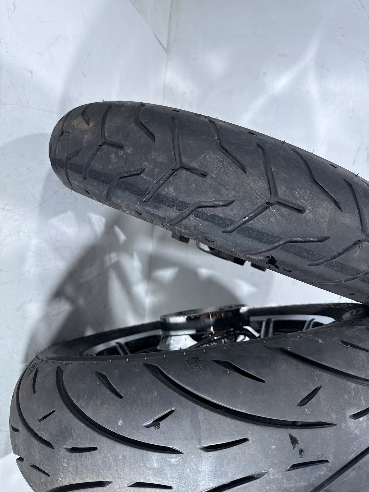 2014 Harley Electra Glide Touring OEM Front & Rear Wheel Rim Tire ABS 16" 17"