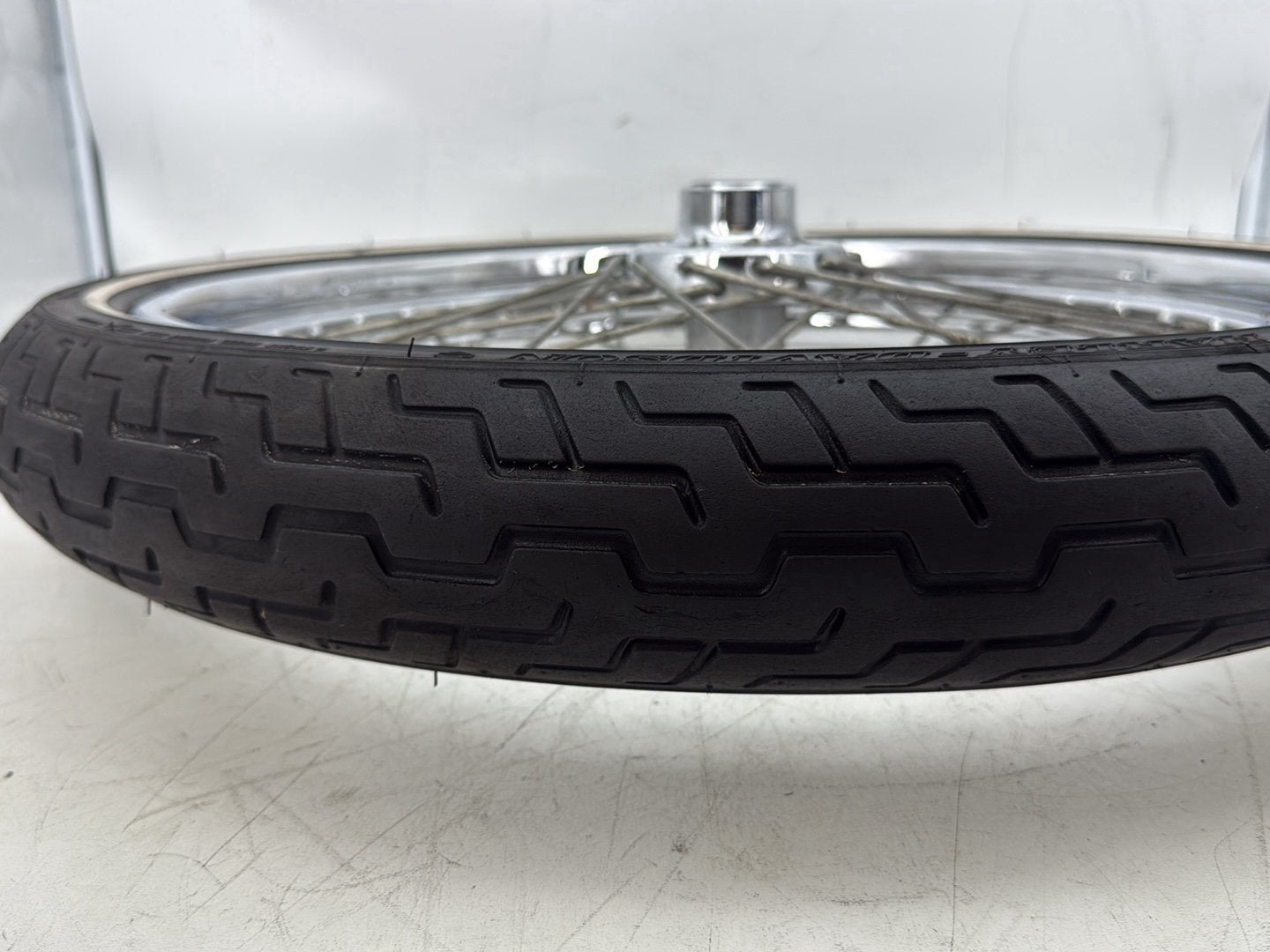 1997 Harley Softail Heritage Classic OEM Front Wheel Rim Tire Spoked MH90-21 21"
