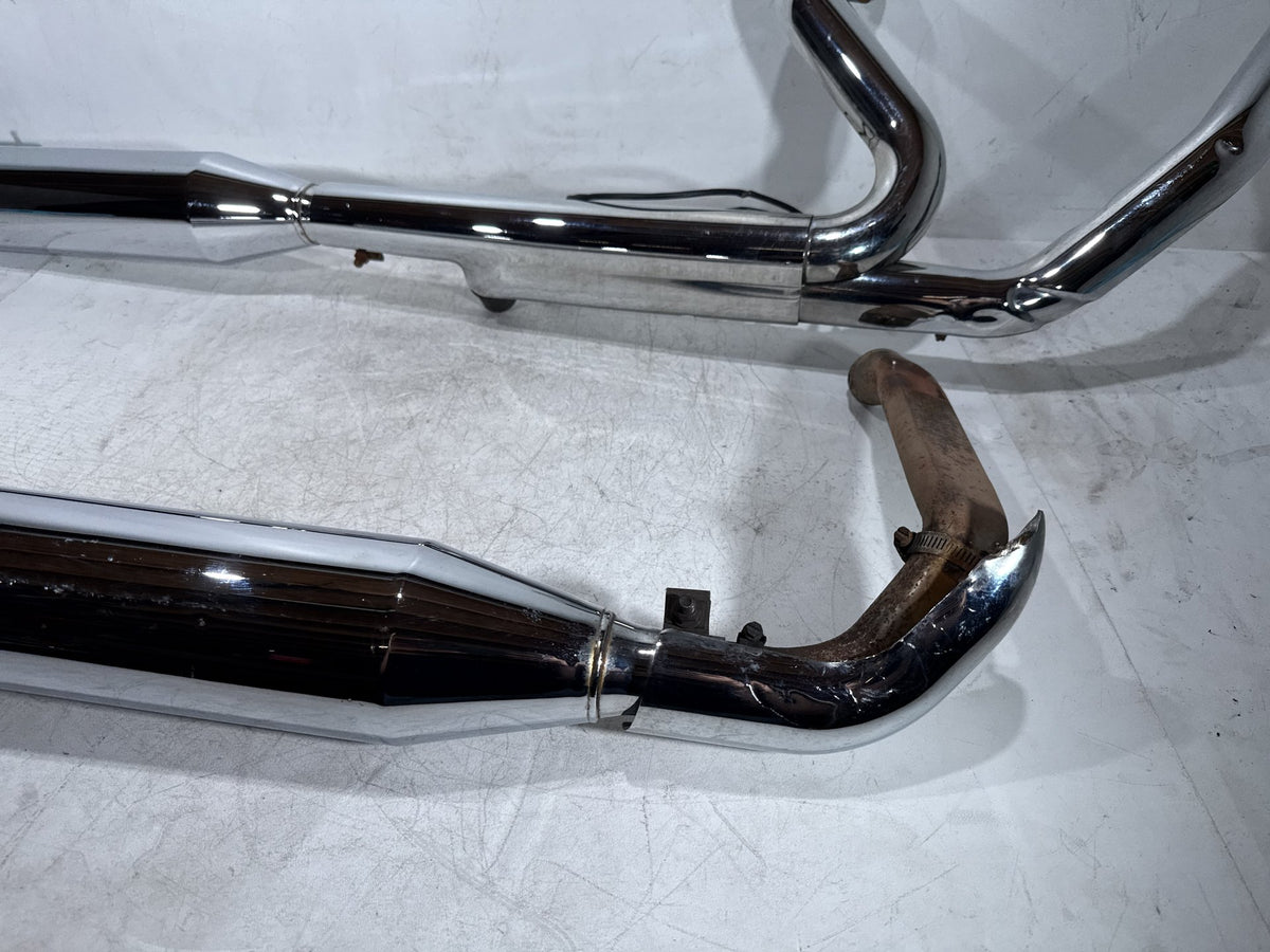2013 Harley Electra Glide Touring FLHTCU Exhaust Header Pipes Muffler SHARK Road
