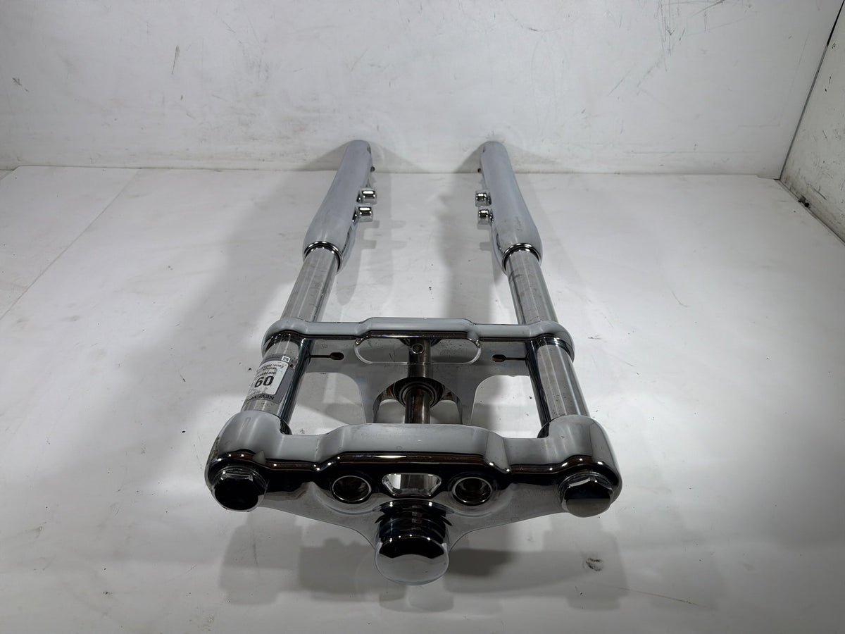 2001 Harley Softail Deuce FXSTD Front Triple Tree Set & LH RH Fork Legs Sliders