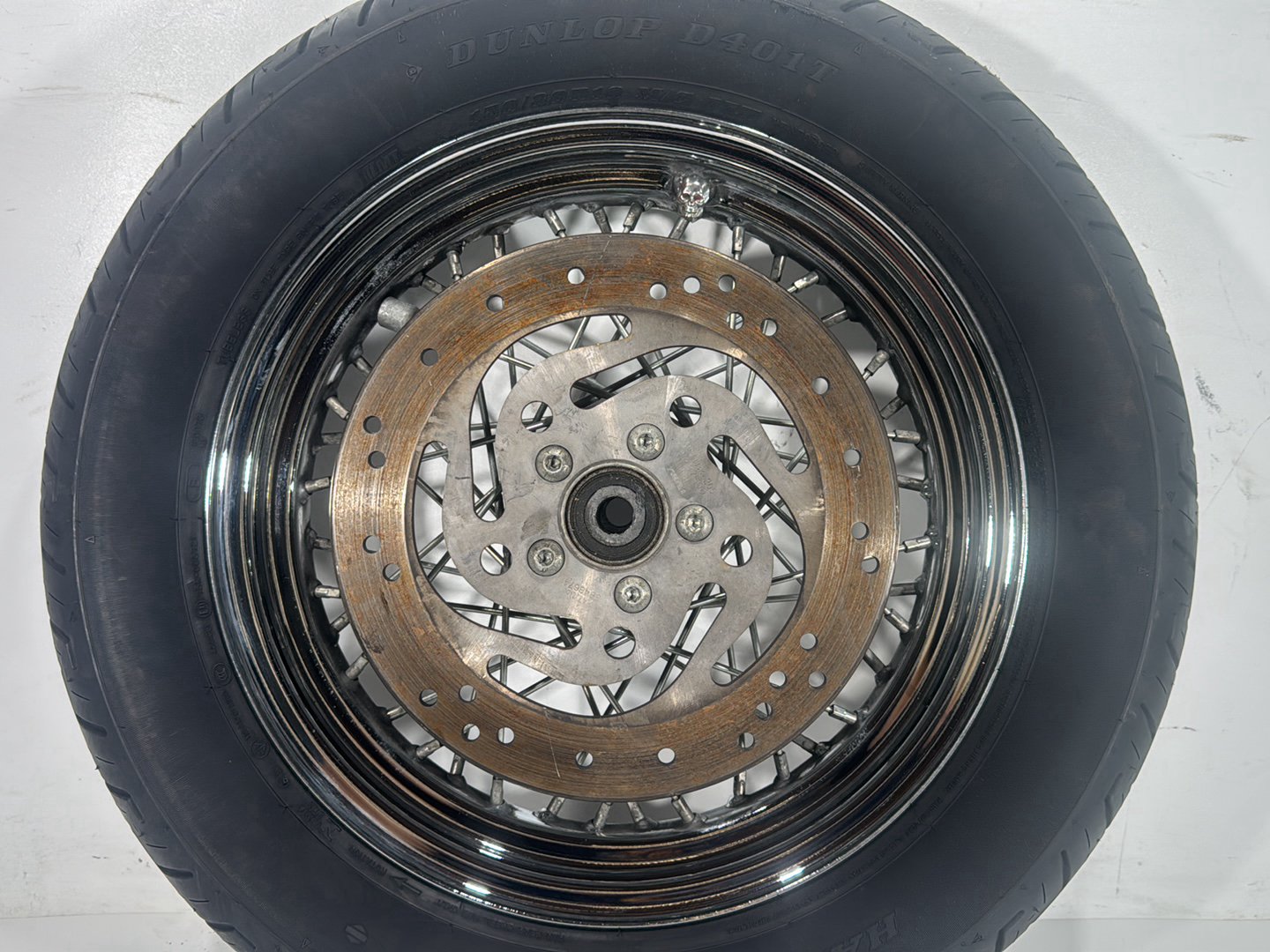 2004 Harley Softail FLSTC Heritage Classic OEM Rear Wheel Rim Tire Spoked