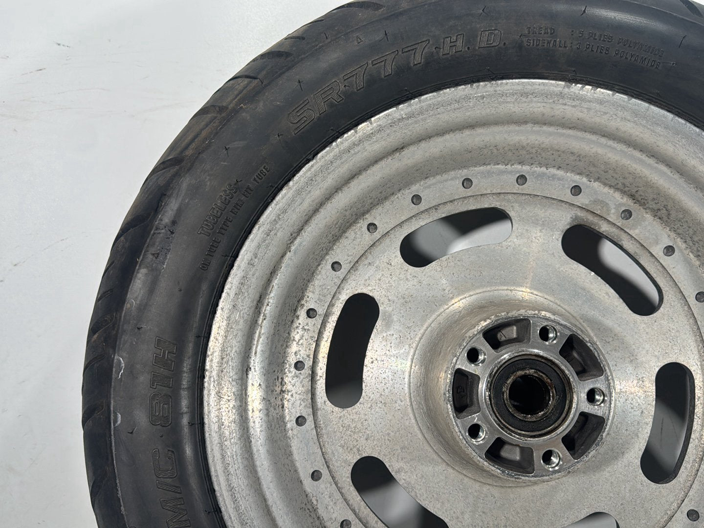 2012 Harley Dyna Fat Bob FXDF 103 OEM Rear Wheel Rim Tire