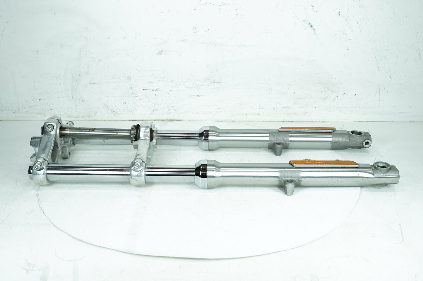 2004 - 2022 Harley-Davidson Sportster SuperLow Front Triple Tree Set & LH RH Fork Legs Sliders 46998-11