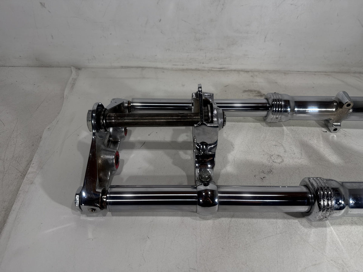1994 Harley Softail Custom OEM Front Triple Tree Set & LH RH Fork Legs Sliders