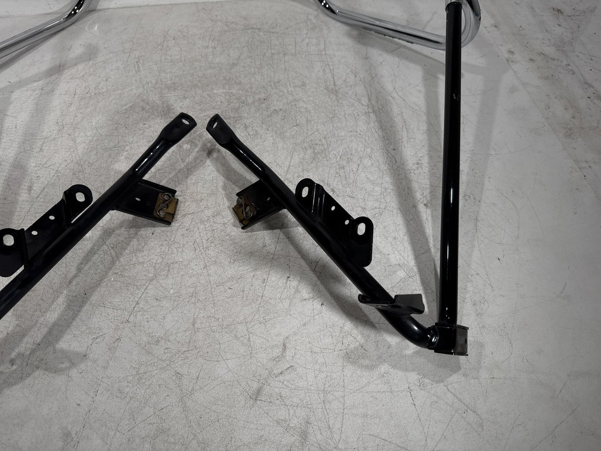 2009 Harley Electra Glide Touring CVO Rear Left Right Saddlebag Guard Rails Bar