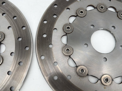 2008 Harley Dyna Fat Bob FXDF OEM Front Brake Rotors Disc Pair