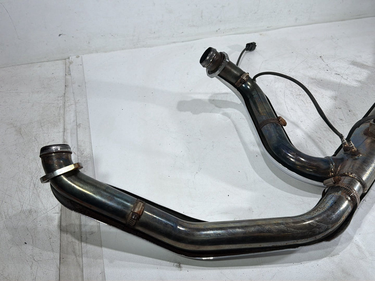 2010 Harley Road King Touring Classic Exhaust Headers Pipe Mufflers Python