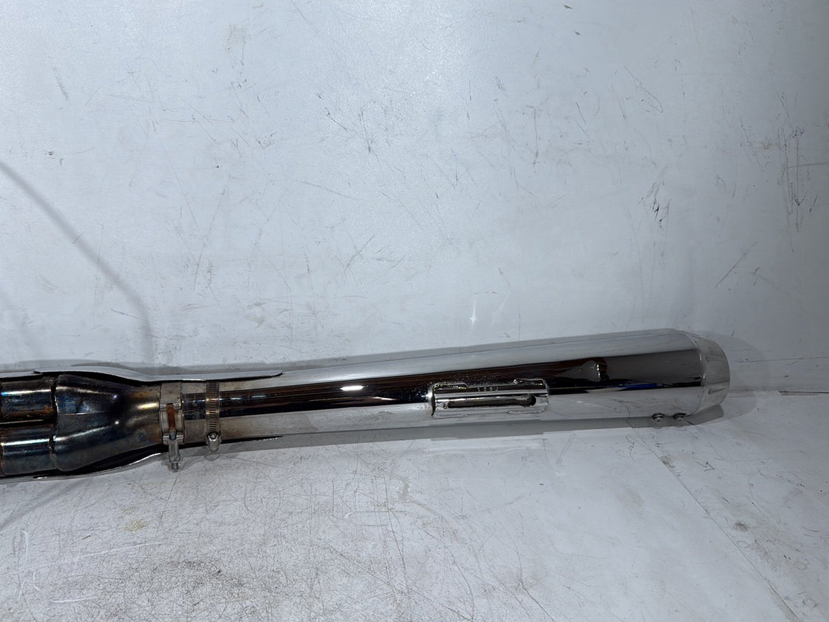 2014 Harley Dyna Low Rider FXDL Exhaust Header Pipes Muffler 2 into 1 BASSANI