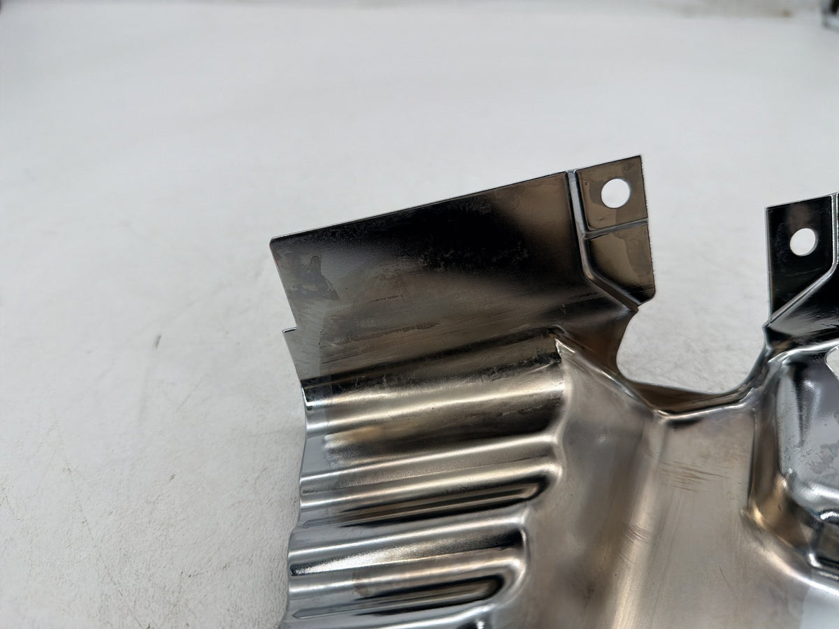2001 Harley Softail Standard Ribbed Transmission Interface Cover Panel Kuryakyn