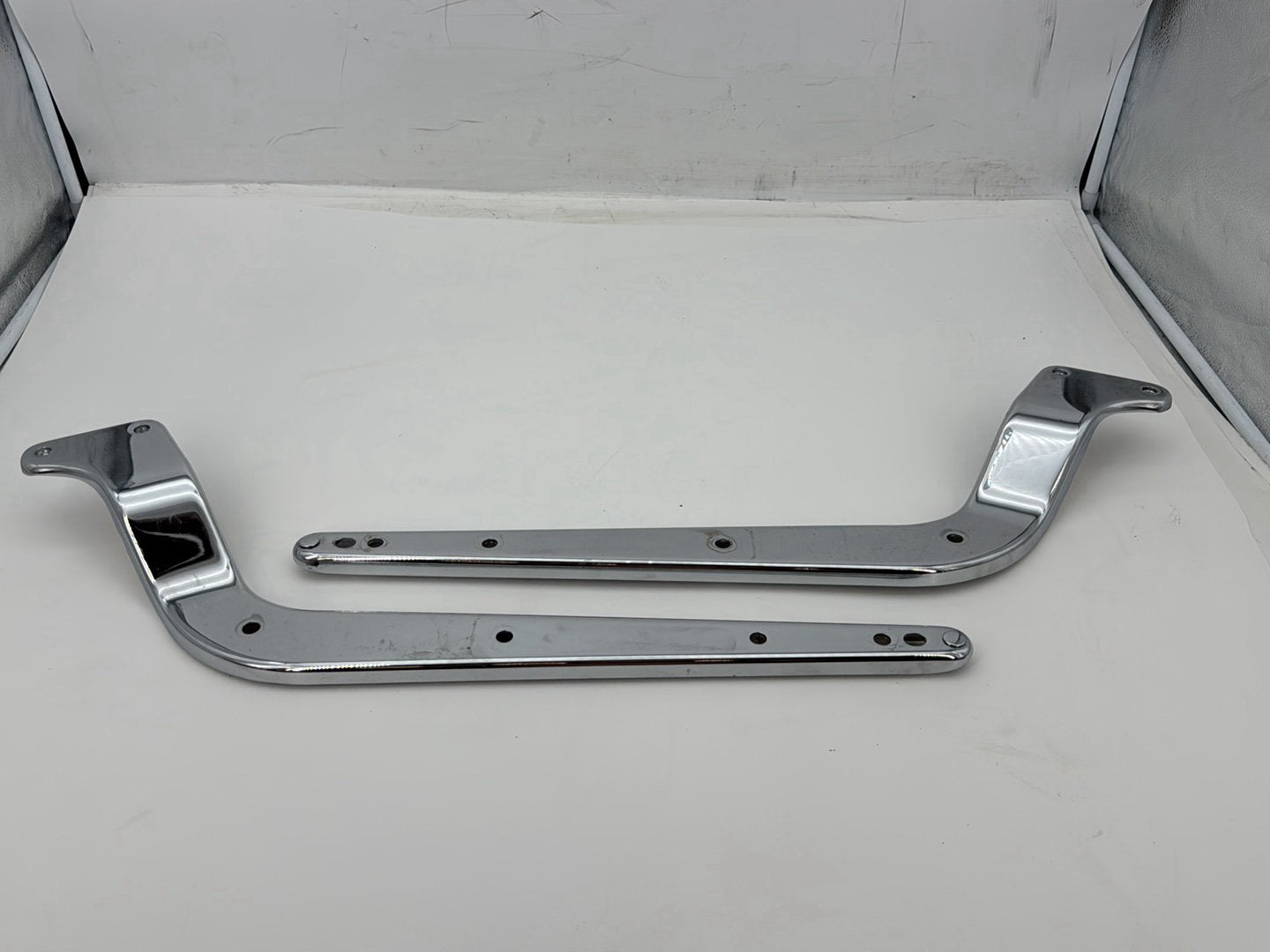 2007 Harley Softail Heritage Classic FLSTC OEM Left Right Saddlebag Fender Struts Brackets