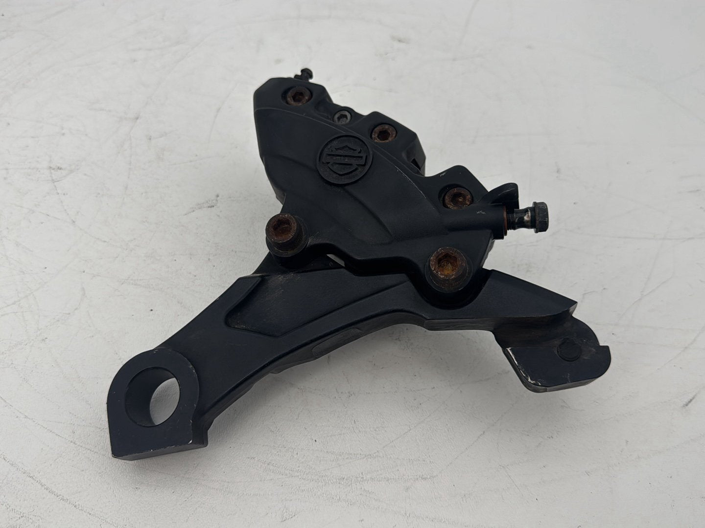 2008 Harley Touring FLHT Electra Glide OEM Rear Back Brake Caliper w/ Bracket