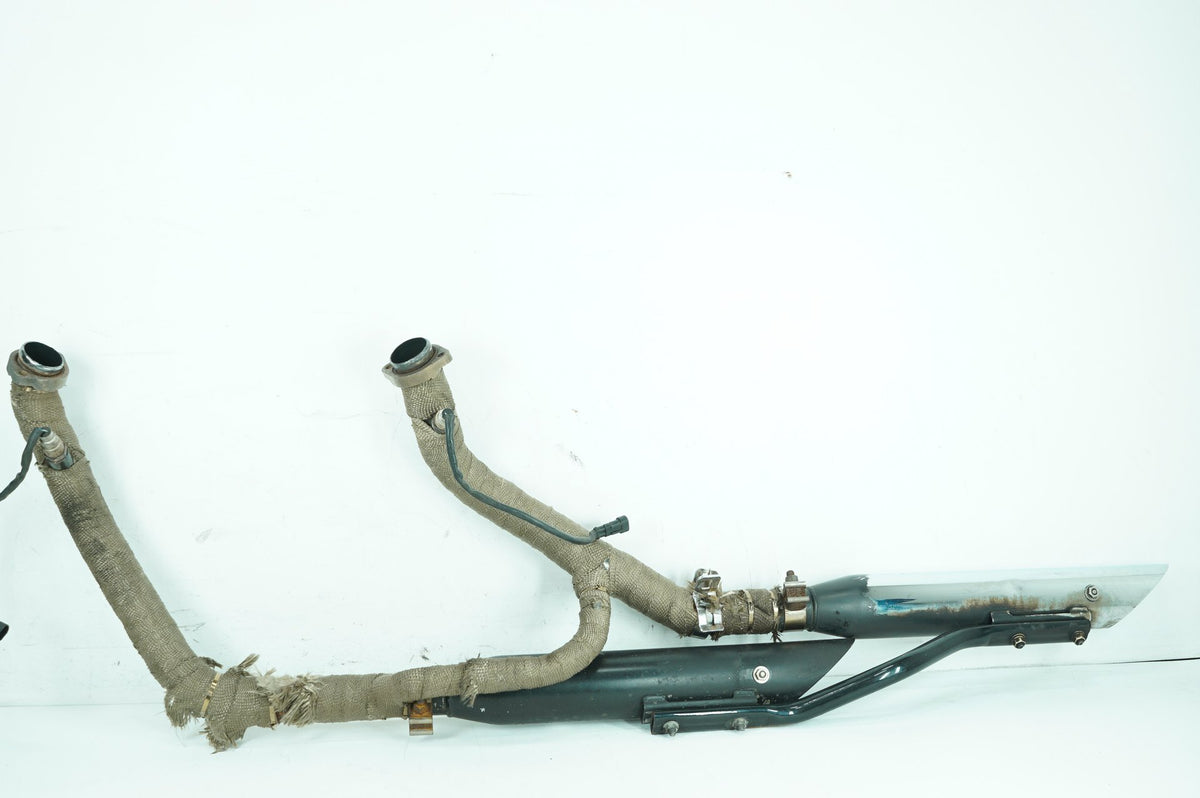 07 Harley Dyna Street Bob Exhaust Header Muffler Pipes Screamin Eagle Scratched
