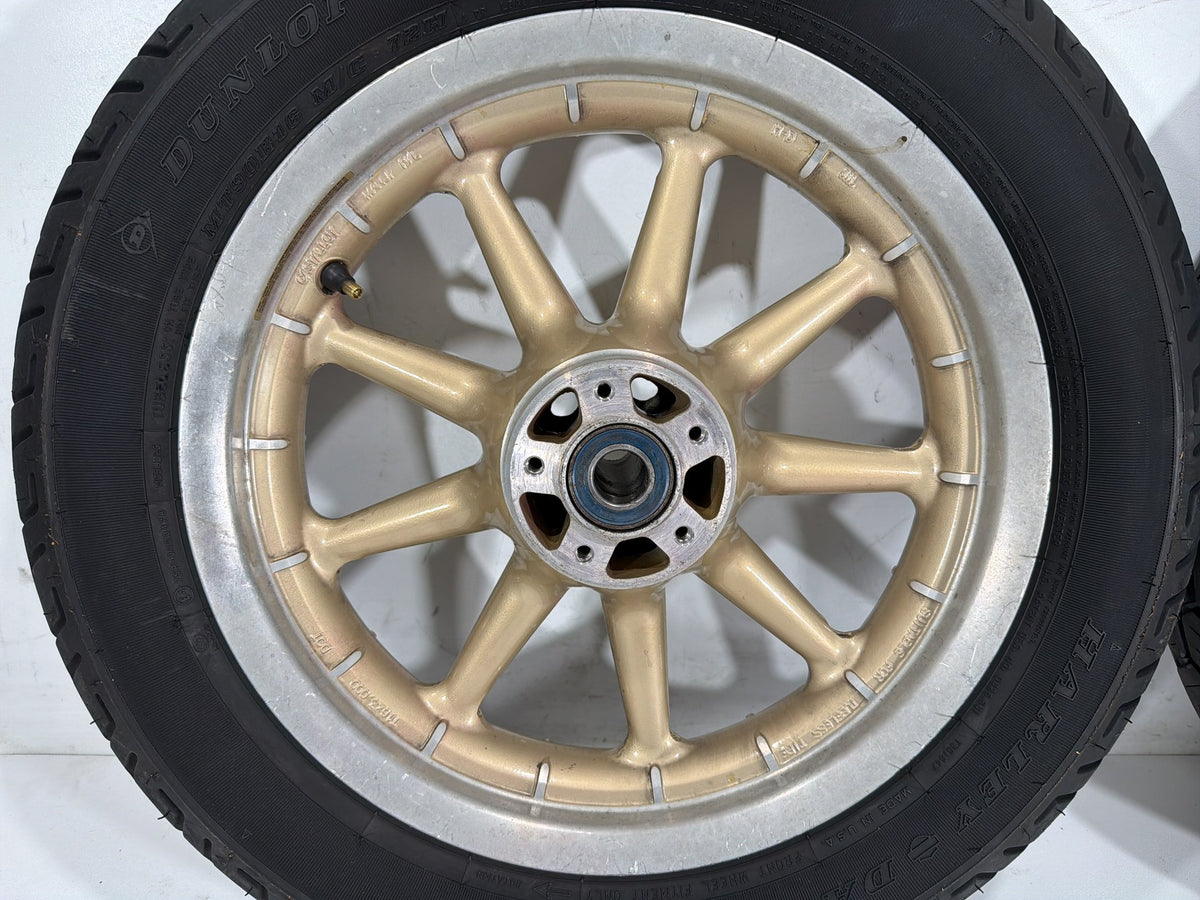 2004 Harley Electra Glide Touring Ultra OEM Front & Rear Wheel Rim Tire 16"