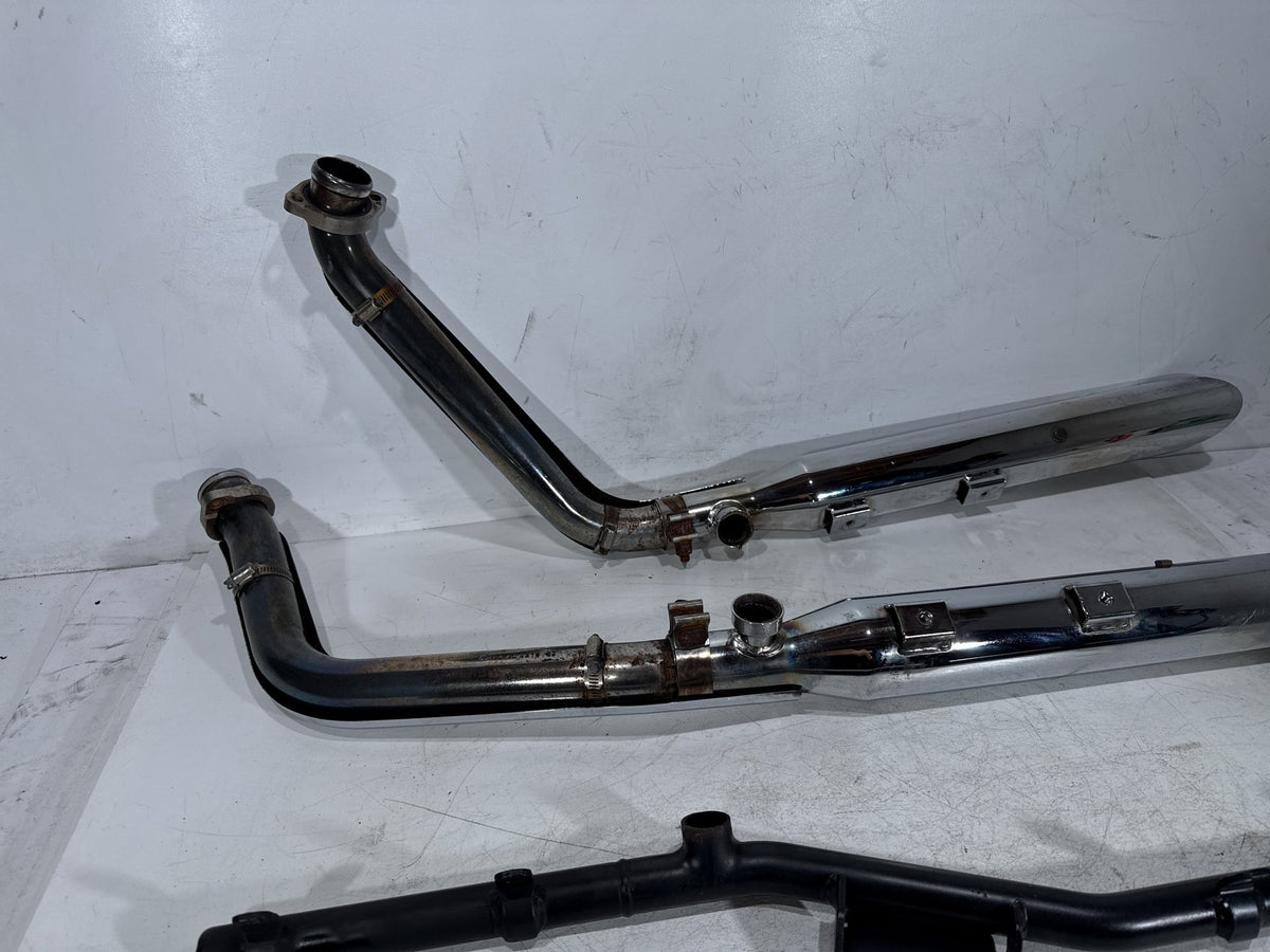 04 Harley Heritage Softail Classic FLSTCI Exhaust Header Pipes Muffler S & S