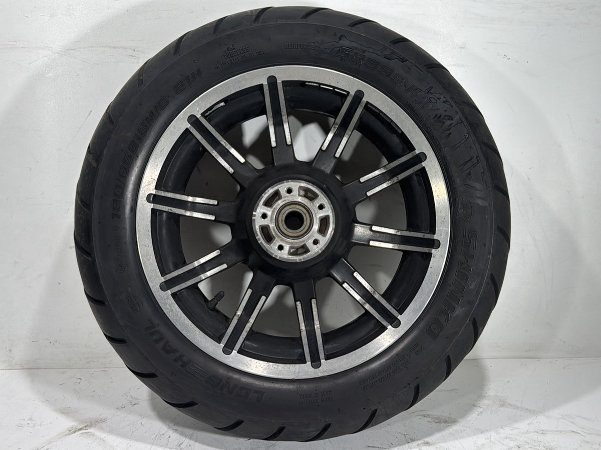 15 Harley Electra Glide Touring Ultra Low OEM Rear Wheel Rim Tire 180/65B16 16"