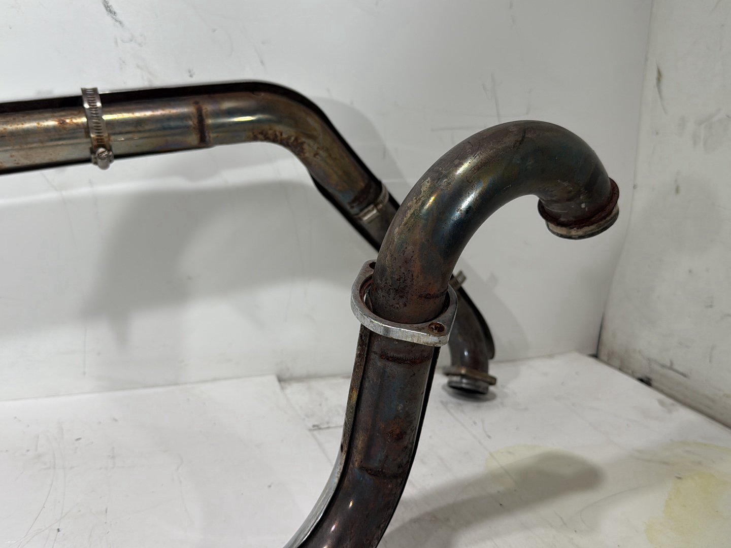 2000 Harley Touring Electra Glide Ultra OEM Exhaust Header Pipes Muffler BUB
