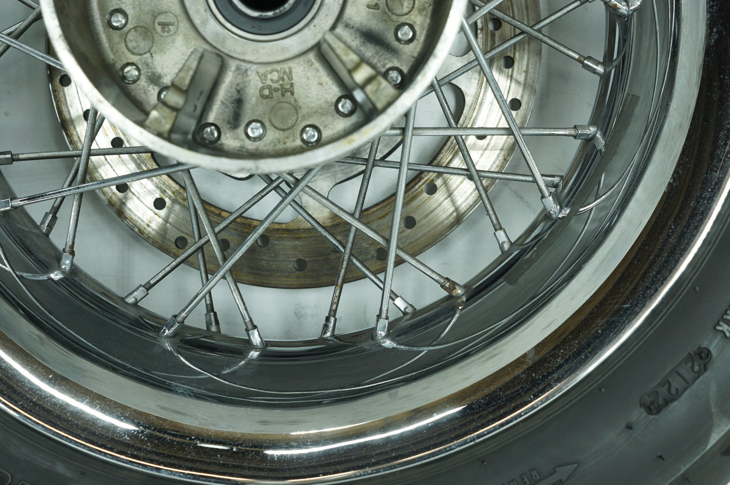 2007 - 2012 Harley-Davidson Touring Electra Glide Classic Rear Wheel Rim Tire Spoked 180/65B16 81H