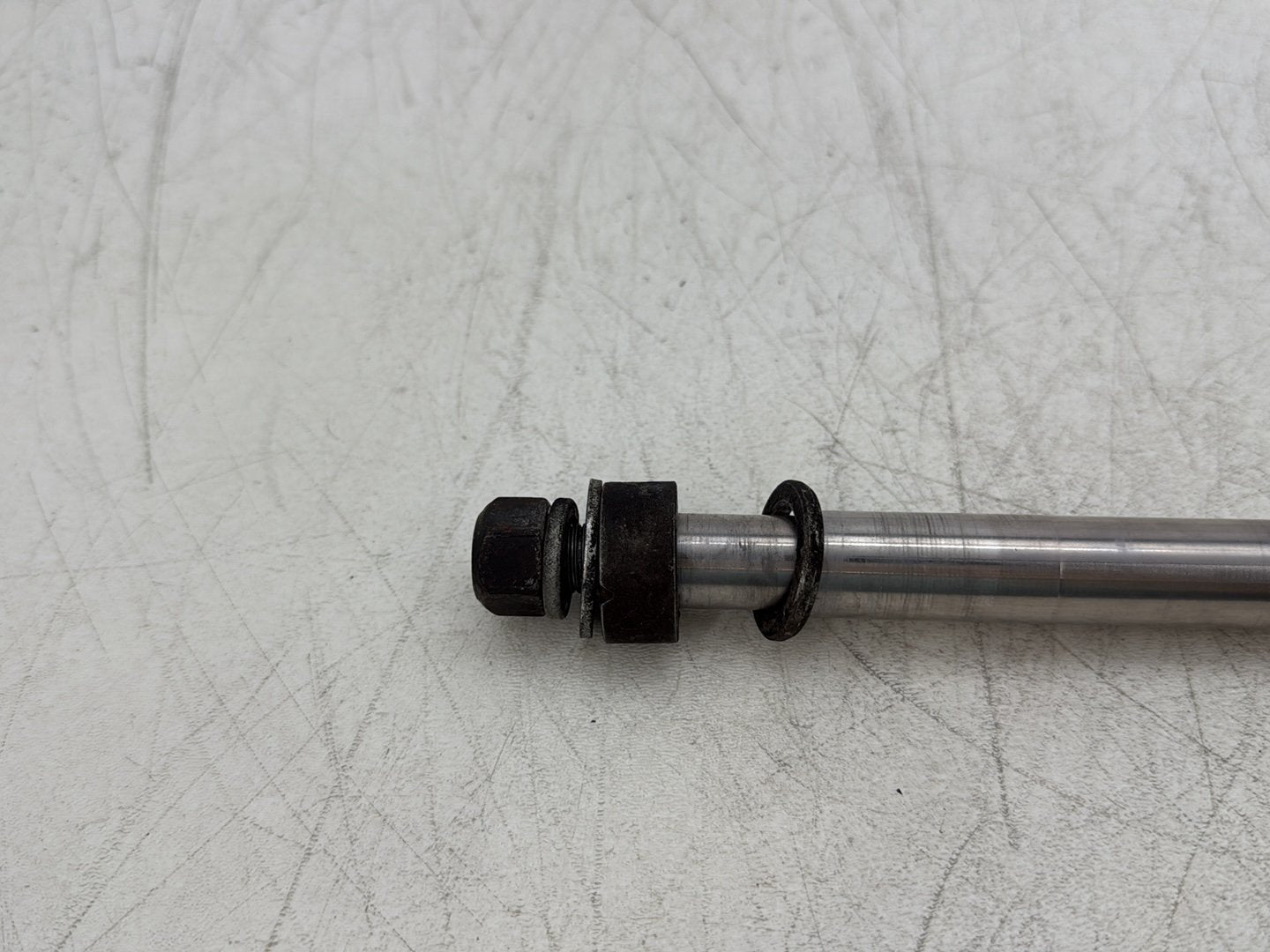 2004 Harley Sportster XL883C 883 Custom OEM Front Wheel Axle Bolt Shaft