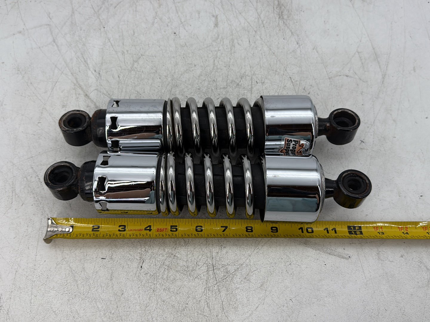 1997 Harley Sportster 1200 Custom XL1200C OEM Rear Left Right Shock Absorbers 12"