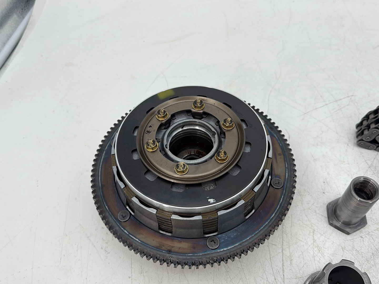 2005 Harley Dyna FXDWG Wide Glide OEM Clutch Basket Chain Tensioner Kit
