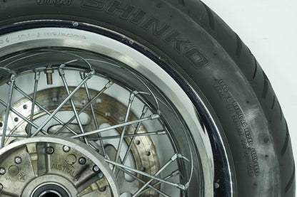 2007 - 2012 Harley-Davidson Touring Electra Glide Classic Rear Wheel Rim Tire Spoked 180/65B16 81H