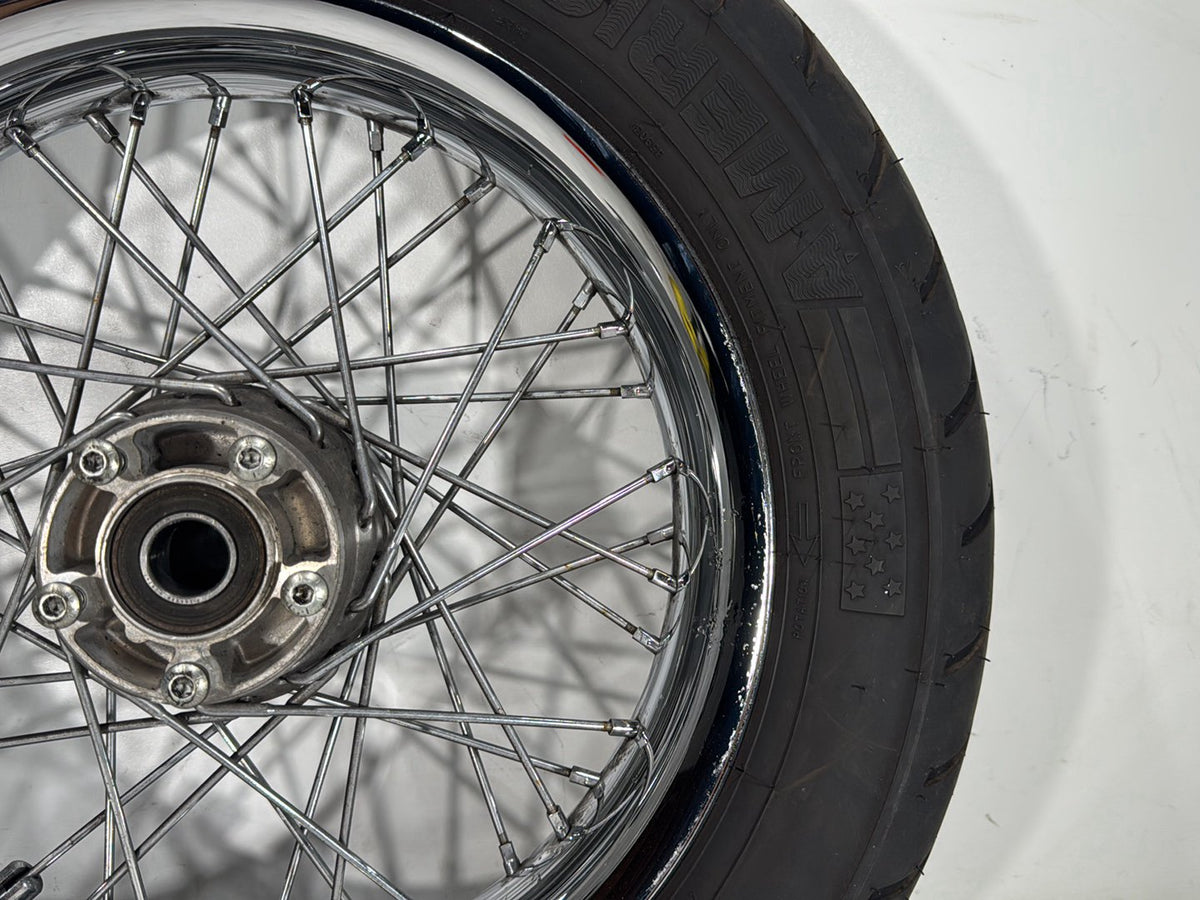2005 Harley Electra Glide Touring Ultra OEM Front Wheel Rim Tire Spoked 16"