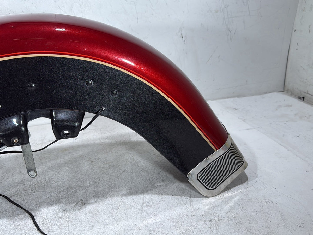 2007 Harley Electra Glide Touring Ultra OEM Front Wheel Fender Shell Panel Dent!