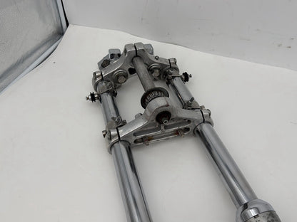 1999 - 2006 Harley-Davidson Dyna Low Rider Front Triple Tree Set & LH RH Fork Legs Sliders Left right front fork legs sliders