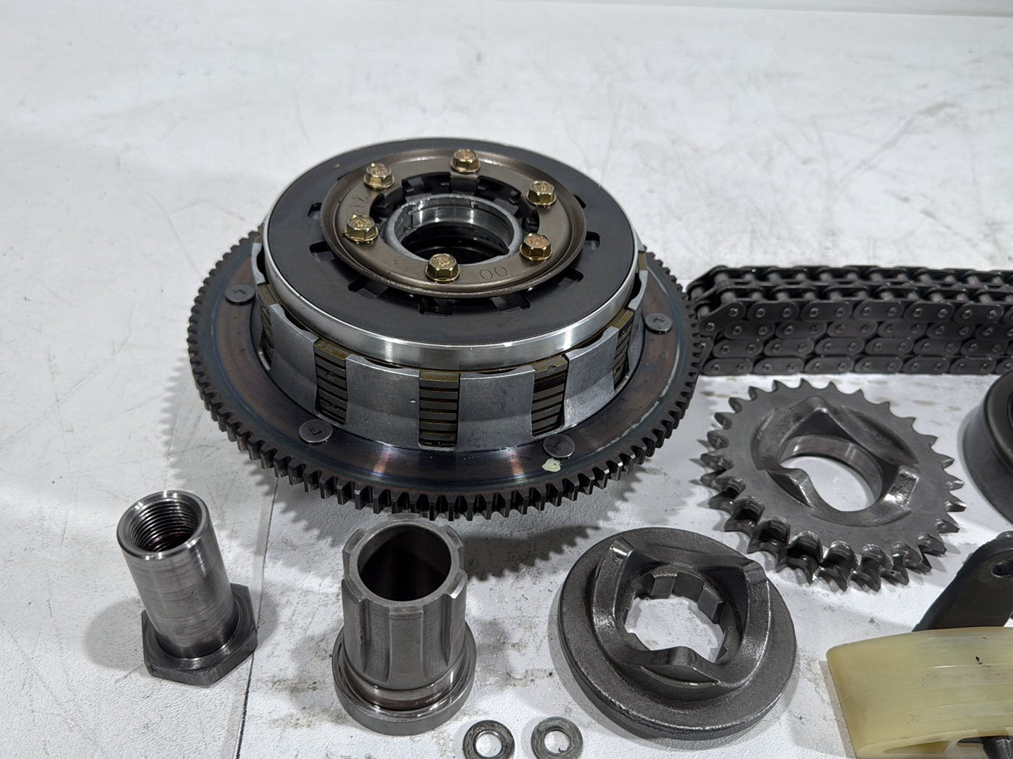 2003 Harley Road King Touring FLHRCI Classic OEM Clutch Basket Chain Tensioner Kit