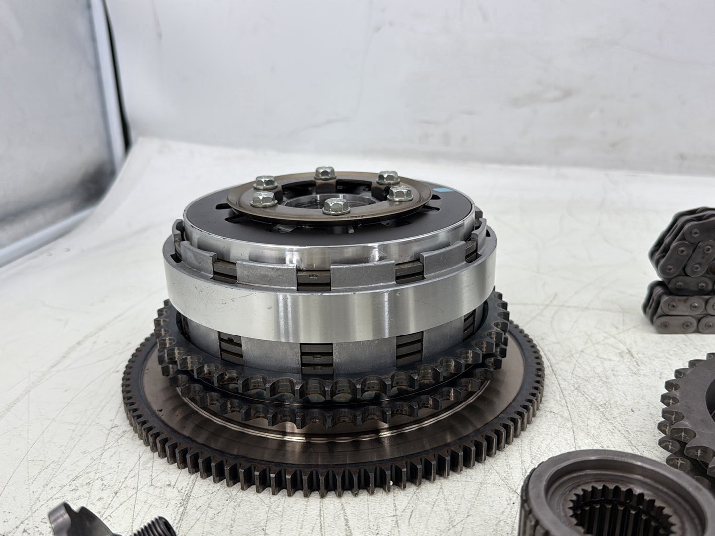 2012 Harley Dyna Super Glide Custom FXDCI OEM Clutch Basket Chain Tensioner Kit