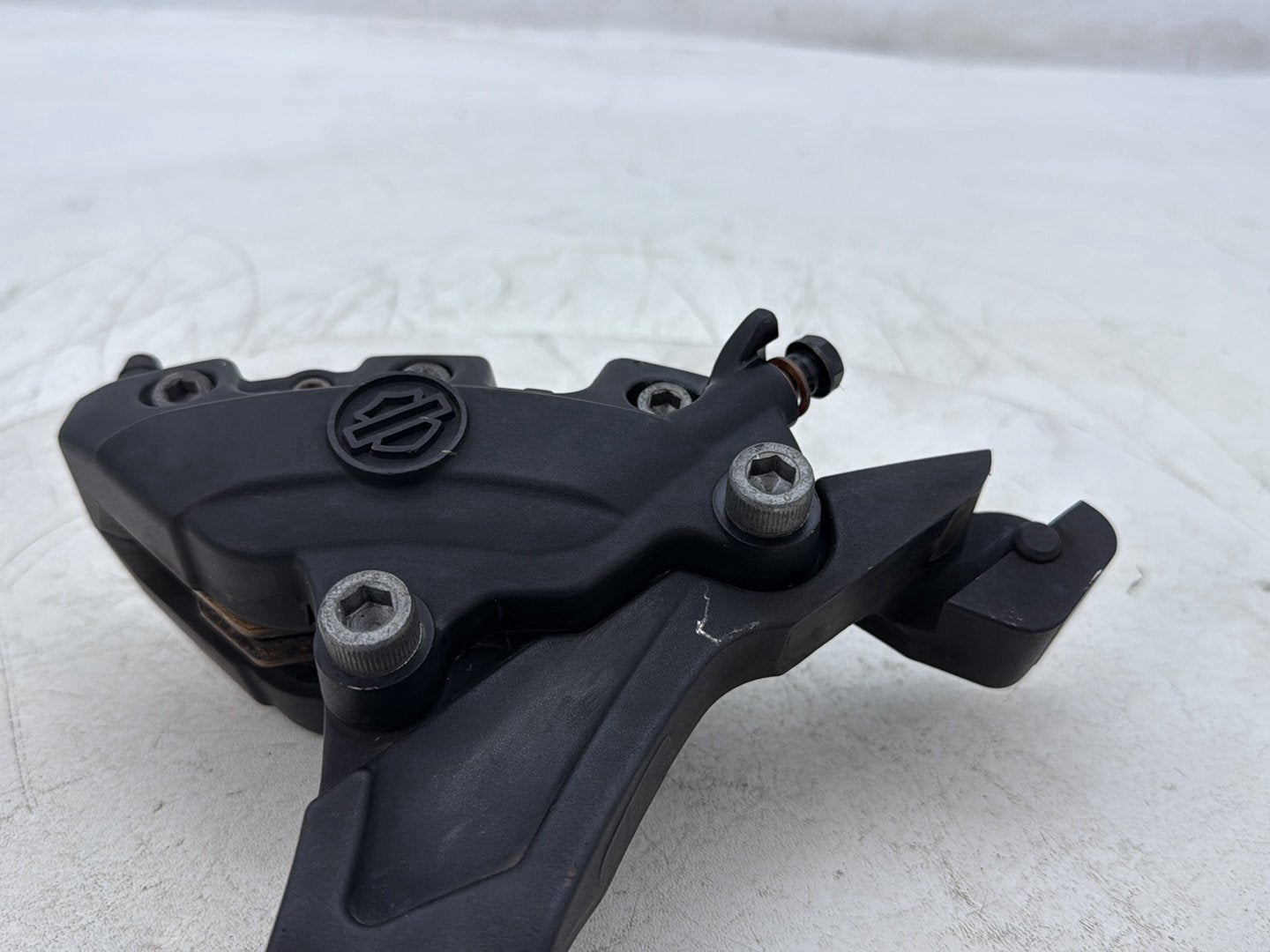 2012 Harley Street Glide Touring FLHX OEM Rear Back Brake Caliper w/ Bracket
