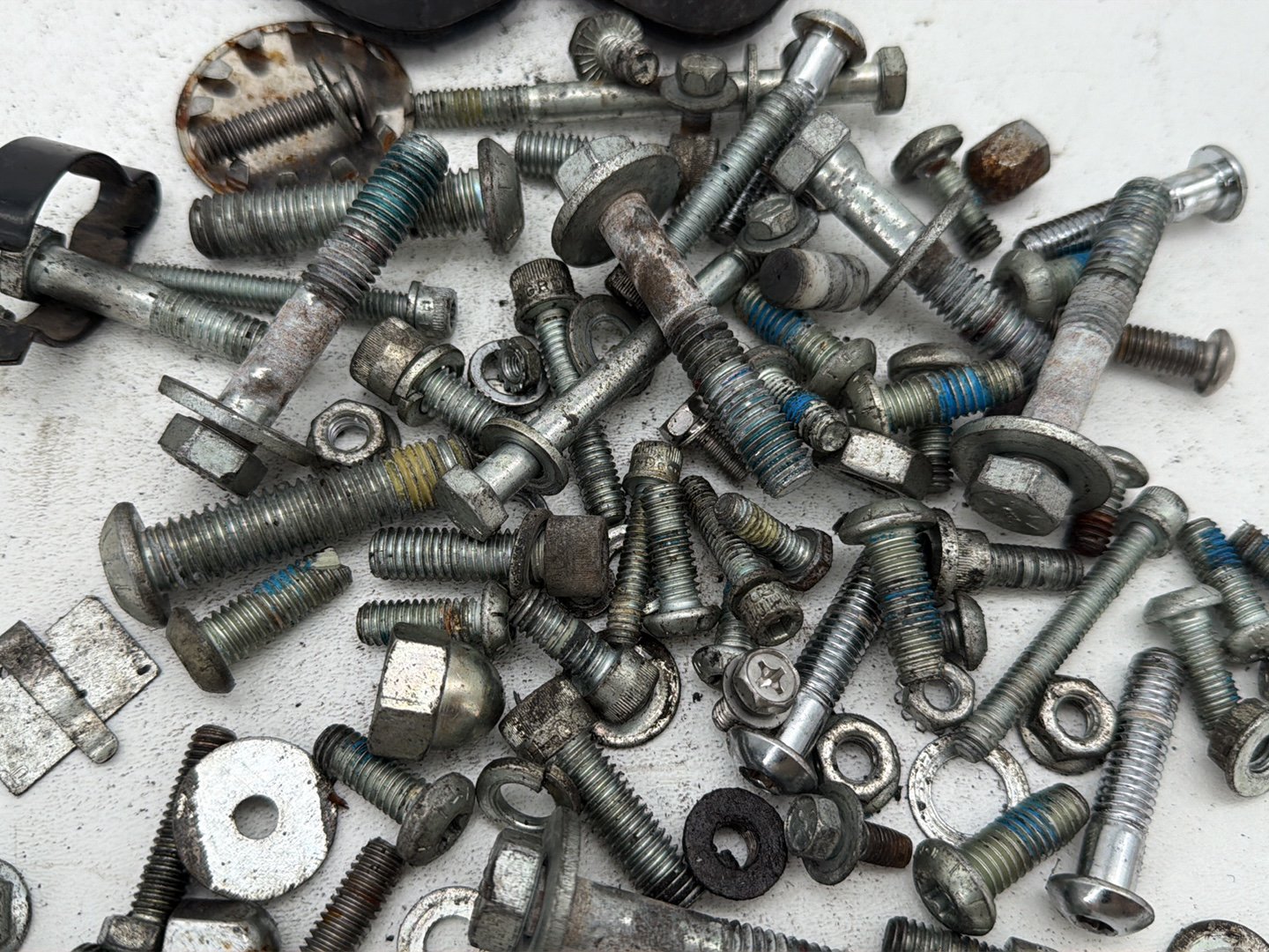 2008 Harley Dyna Fat Bob FXDF OEM Hardware Bolts Nuts & Brackets
