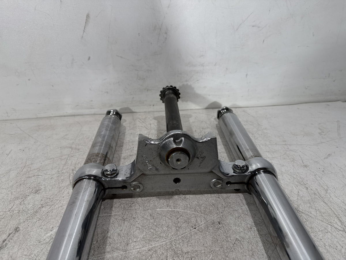 2002 Harley Dyna Wide Glide FXDWG OEM Front Left & Right Fork Legs Sliders