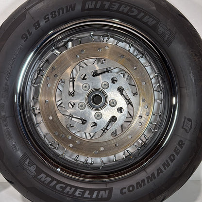 2007 - 2012 Harley-Davidson Touring Street Glide Front Rear Wheel Rim Tire Spoked 41052-08 ,  43085-97