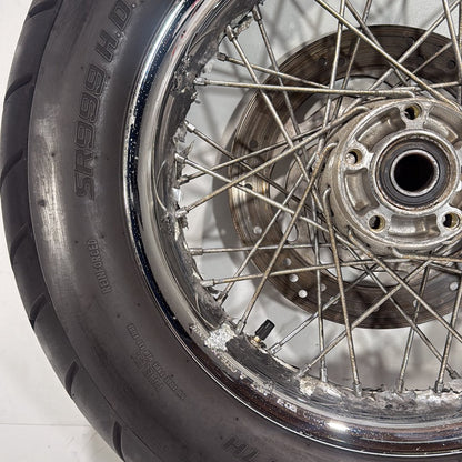 1999 - 2006 Harley-Davidson Touring Electra Glide Ultra Rear Wheel Rim Tire Spoked  	43440-05A