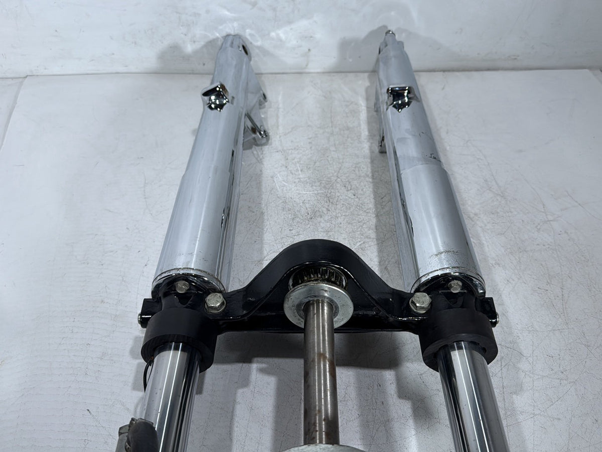 1992 Harley Electra Touring Front Triple Tree Set & LH RH Fork Legs Sliders