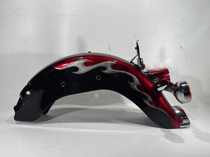 2004 Harley Softail FLSTC Heritage Classic OEM Rear Wheel Fender & Turn Signals Bar