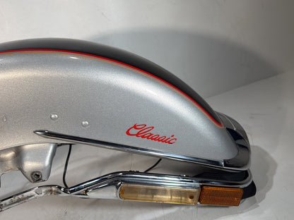 1984 - 1998 Harley-Davidson Touring Electra Glide Classic Front Wheel Fender Shell Panel w/ Bumper Rail Cushion Front