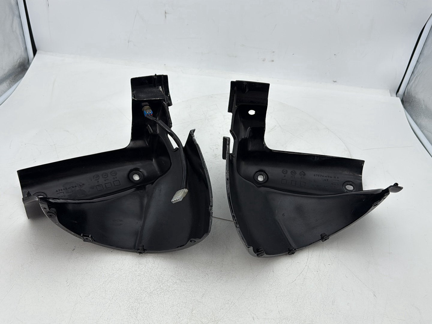 1999 - 2006 Harley-Davidson Touring Road King Police Left & Right Headlamp Nacelle Covers  	67674-94