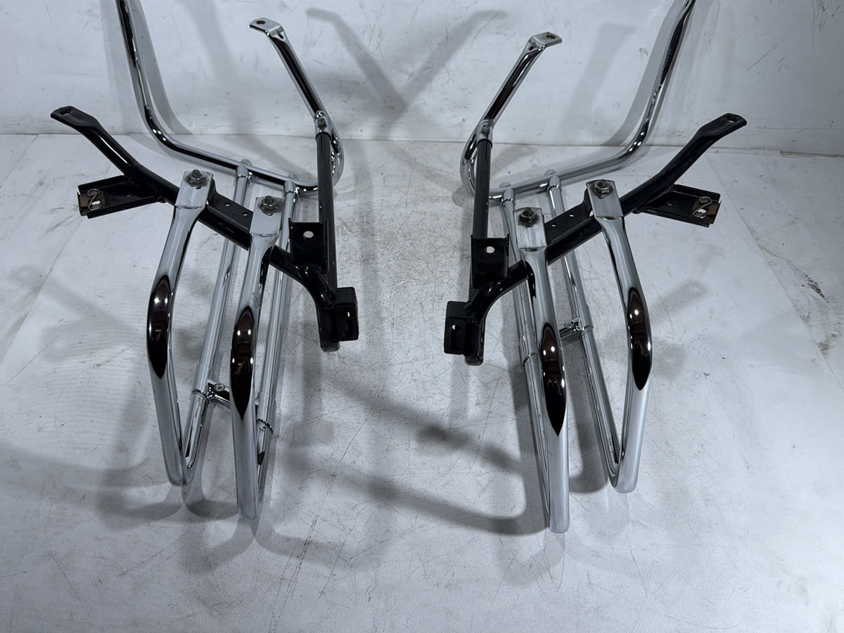 2012 Harley Electra Touring Ultra OEM Rear Left Right Saddlebag Guard Rails Bar