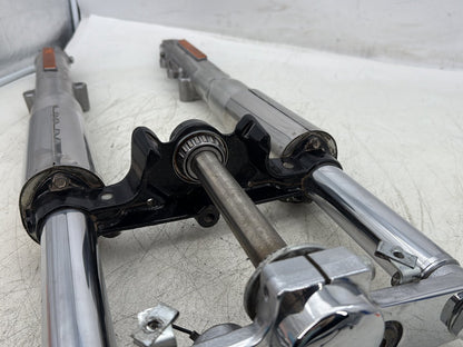 2000 Harley Softail FLSTC Heritage Classic OEM Front Triple Tree Set & LH RH Fork Legs Sliders