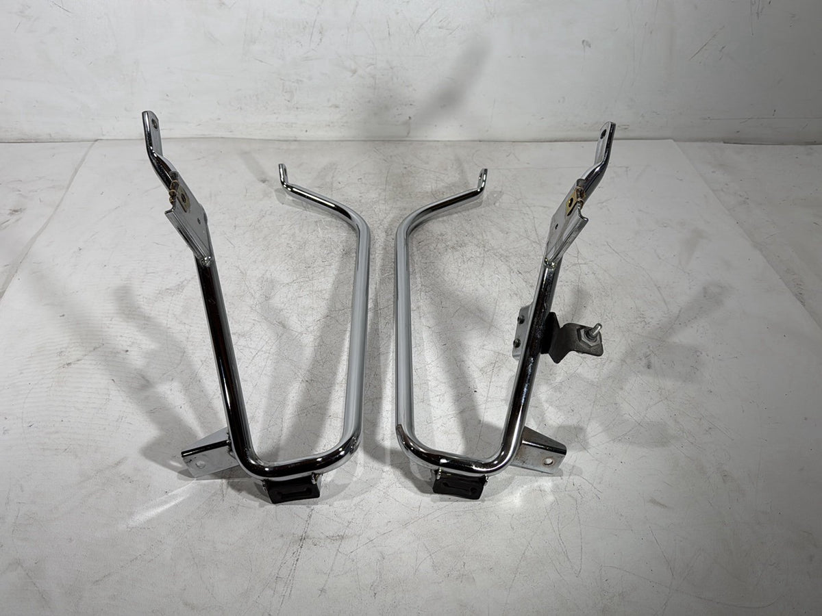 11 Harley Road Glide Touring FLTRX OEM Rear Left Right Saddlebag Guard Rails Bar