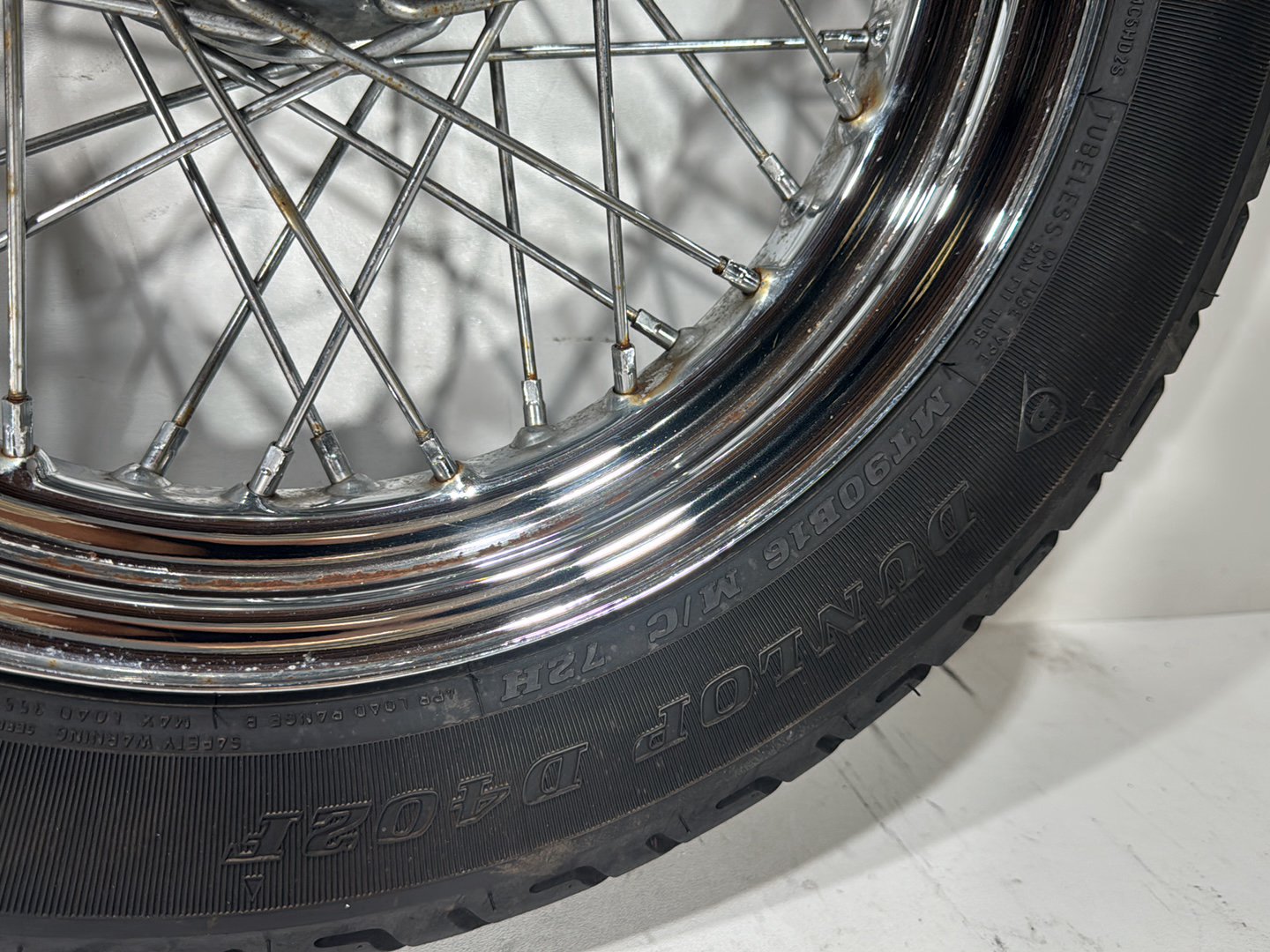 2013 Harley Heritage Softail Classic FLSTC OEM Front Rear Wheel Rim Tire Spoked