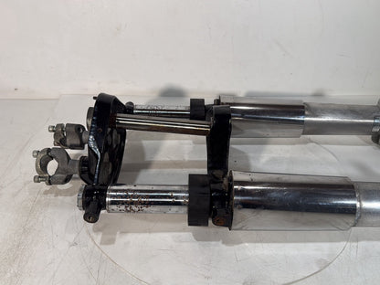 2007 - 2012 Harley-Davidson Touring Street Glide Front Triple Tree Set & LH RH Fork Legs Sliders