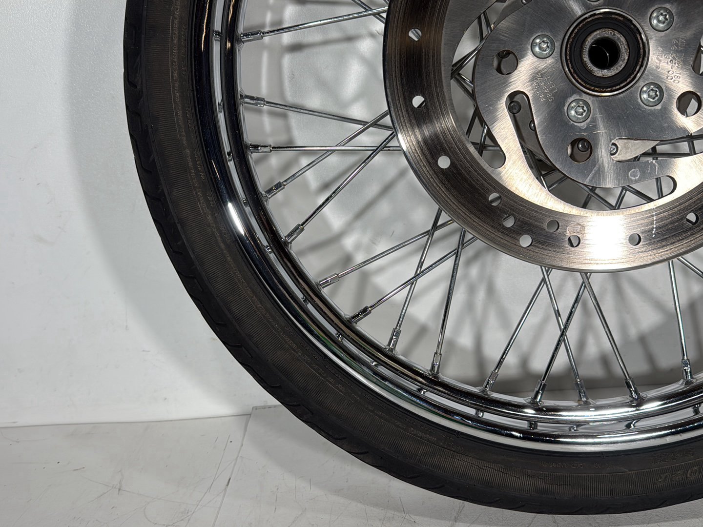 2004 - 2013 Harley-Davidson Sportster 1200 Custom Front Wheel Rim Tire Spoked 44610-05