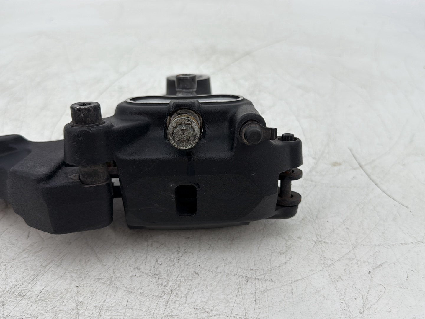 2008 Harley Dyna FXDL Low Rider Anniversary OEM Rear Back Brake Caliper w/ Bracket