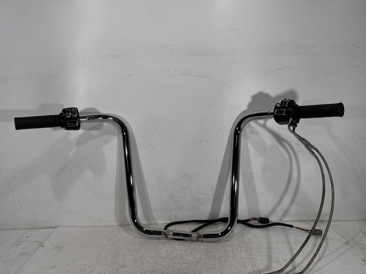 2001 Harley Fat Boy Softail FLSTF OEM Handlebars Left Right Switches Controls