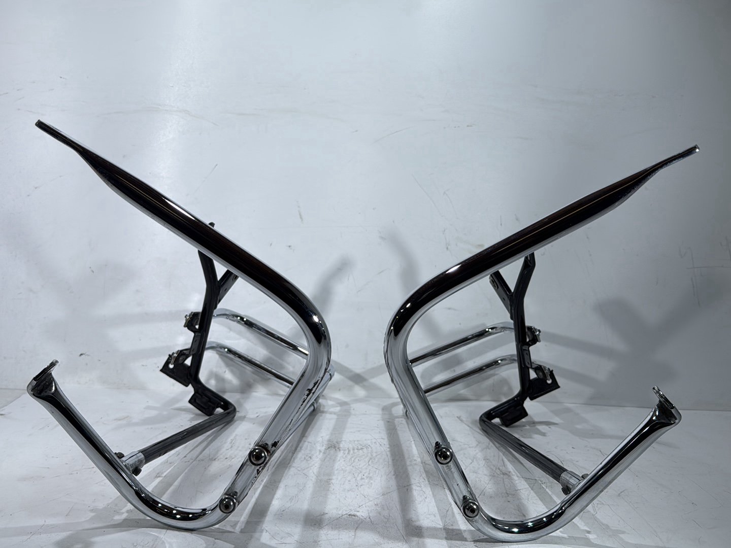 2013 Harley Electra Glide Touring Ultra FLHTCUI OEM Rear Left Right Saddlebag Guard Rails Bar